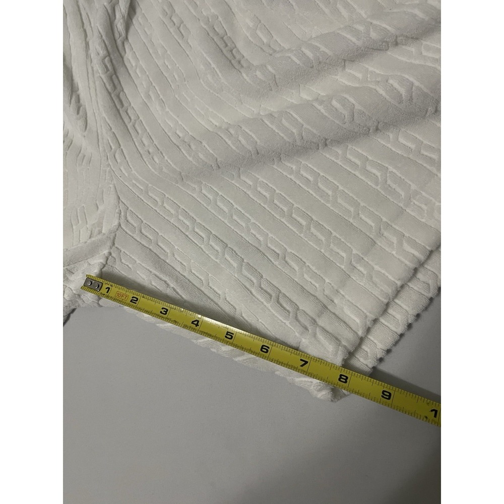 Supreme Cable Knit Terry Shorts Men's Size XL White SS18 - Picture 10 of 10